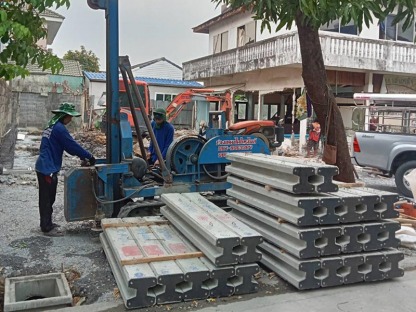 รับเหมาตอกเสาเข็มไมโครไพล์ นนทบุรี - รับตอกไมโครไพล์ราคาถูก - ช่างนิดไมโครไพล์