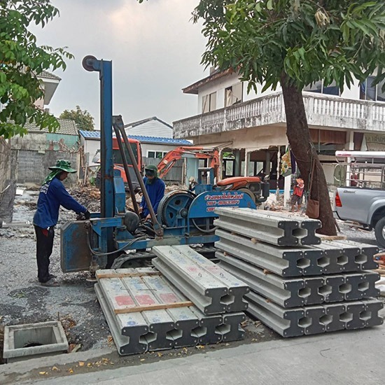 รับตอกไมโครไพล์ราคาถูก - ช่างนิดไมโครไพล์ - ตอกเสาเข็มราคาโรงงาน นนทบุรี