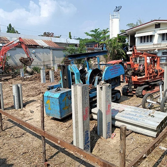 รับตอกไมโครไพล์ราคาถูก - ช่างนิดไมโครไพล์ - บริการตอกเสาเข็มไมโครไพล์นนทบุรี