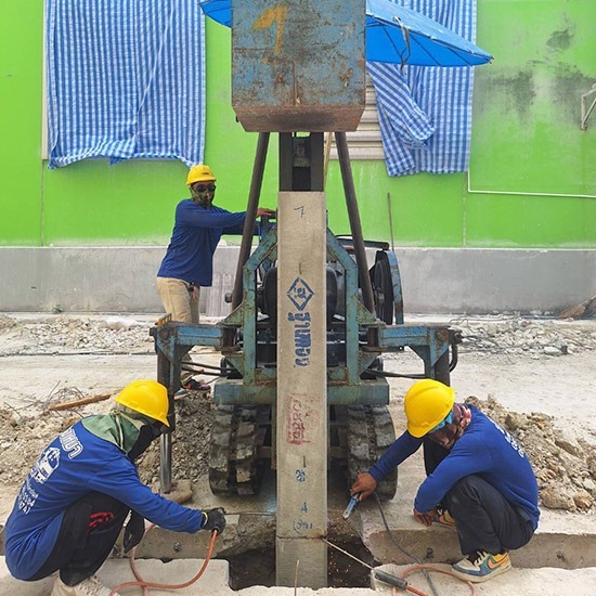 รับตอกไมโครไพล์ราคาถูก - ช่างนิดไมโครไพล์ - ช่างรับเหมาตอกเสาเข็มราคาถูก นนทบุรี